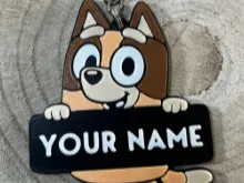 Noah / Bluey & Bingo Keyring