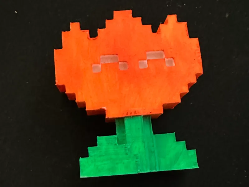 Mario Style Flower Stand
