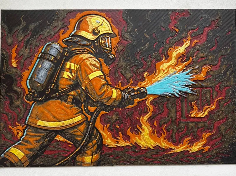 Firefighter HueForge