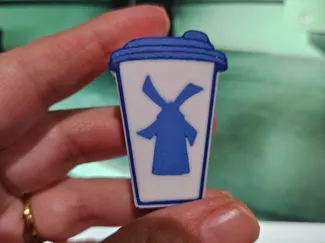 Windmill Sign Stanley Straw Topper