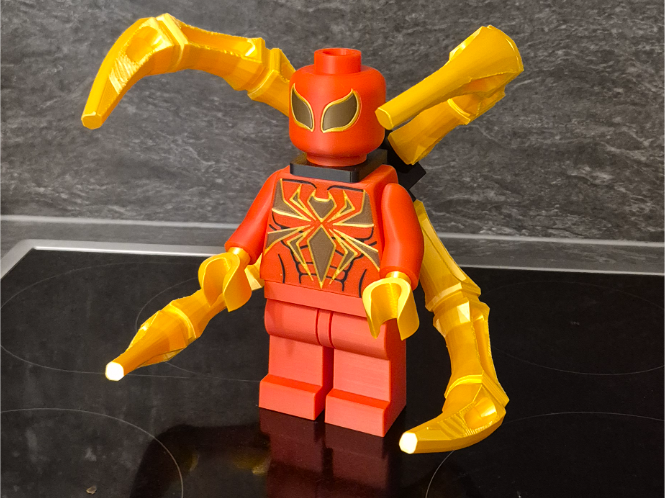 Brick Man Spiderman Iron 500%