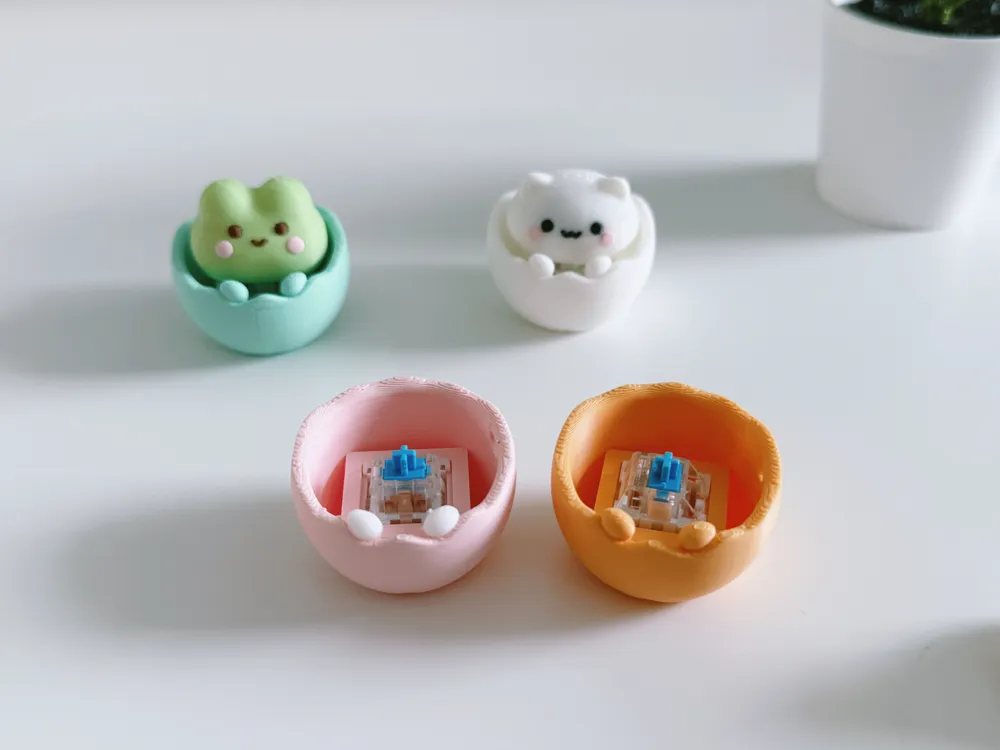 Egg Cup Clicker Base - Free 3D Print Model - MakerWorld
