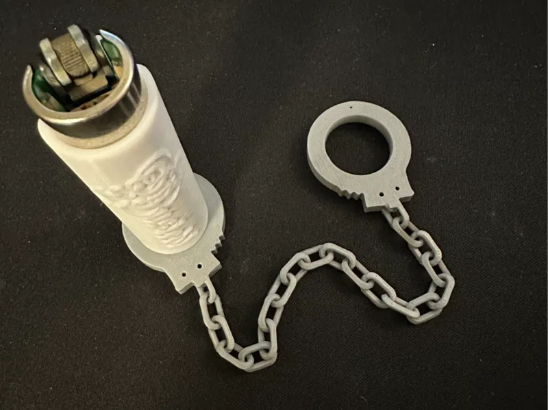 Clipper Case in Handcuffs