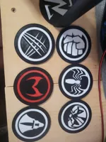 individual coaster multicolor part 2