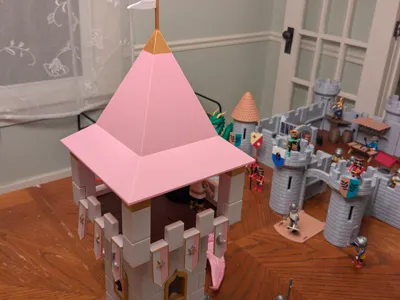 Princess Tower Roof Supports