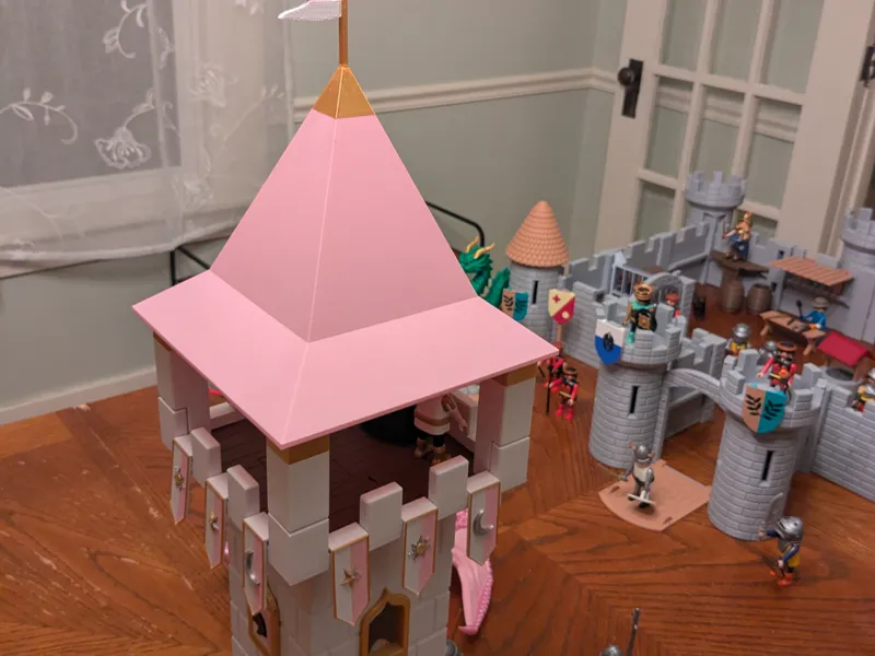 Princess Tower Roof Supports