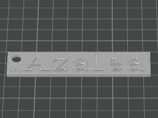 Keychain - name - Azalea