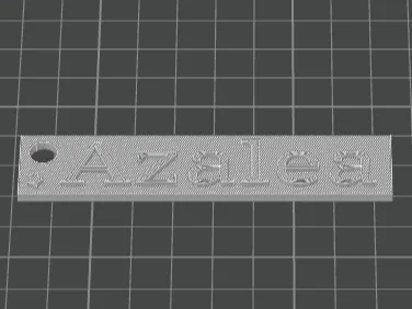 Keychain - name - Azalea
