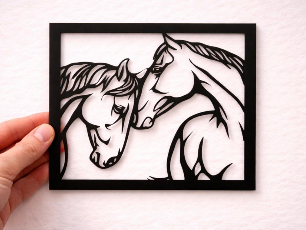 Horses – Elegant Silhouette Wall Art