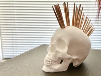 Punk Skull Toothpick Holder