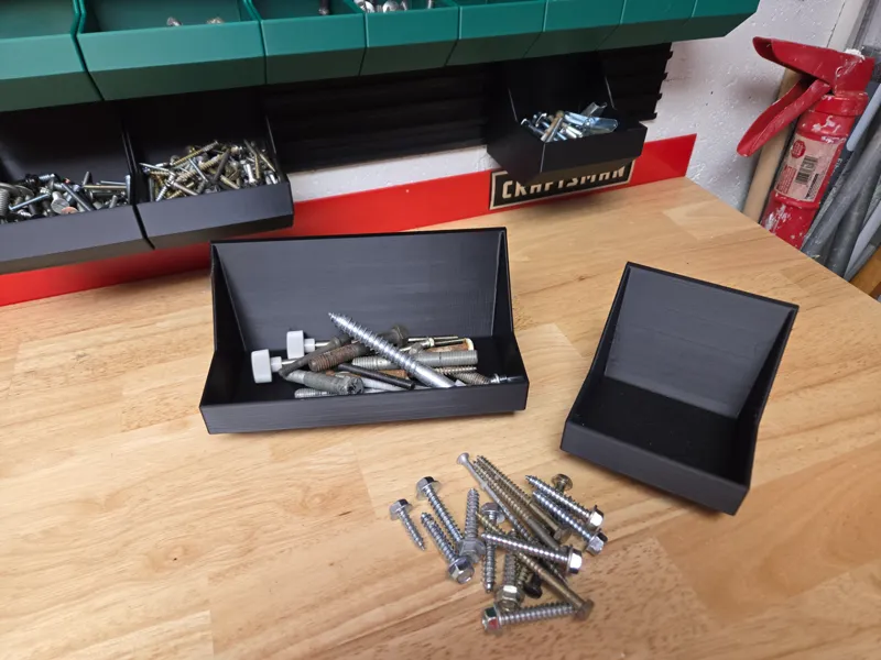 French Cleat Wall Storage and Org - Large Bins