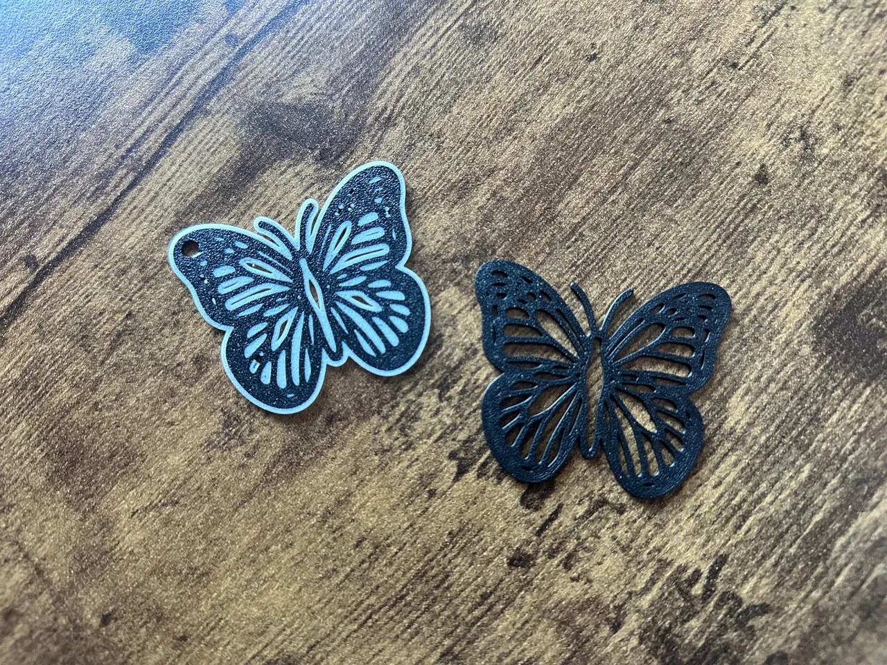 Butterfly Keychain & Earring Set view 4
