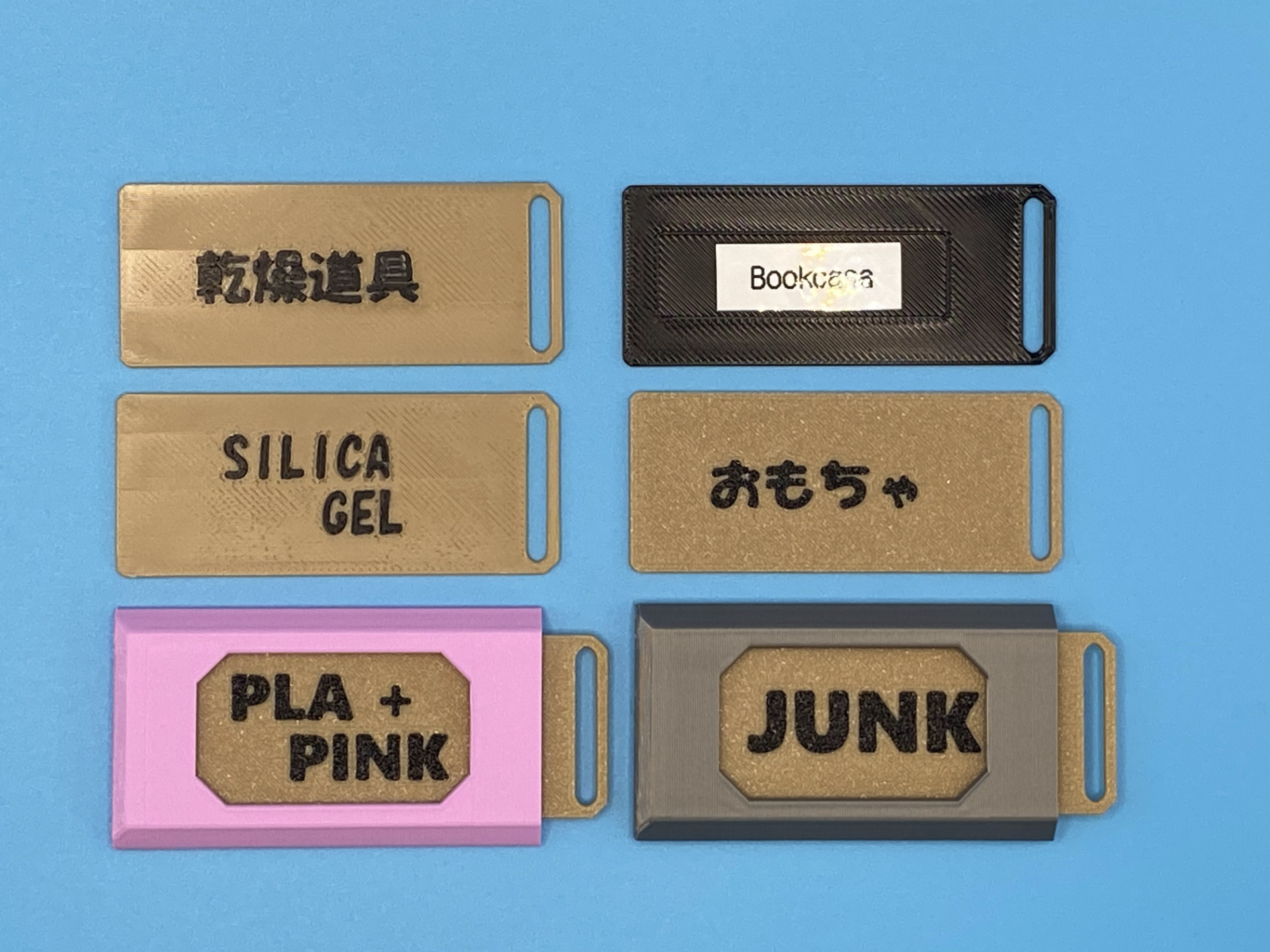 Universal Slide-in Label Holder & Tags (6-18mm)