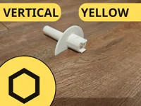 Yellow | Vertical | 0.2mm layer, 2 walls, 15% infill