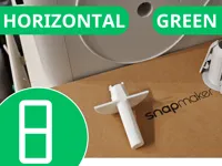 Green | Horizontal | 0.2mm layer, 2 walls, 15% infill