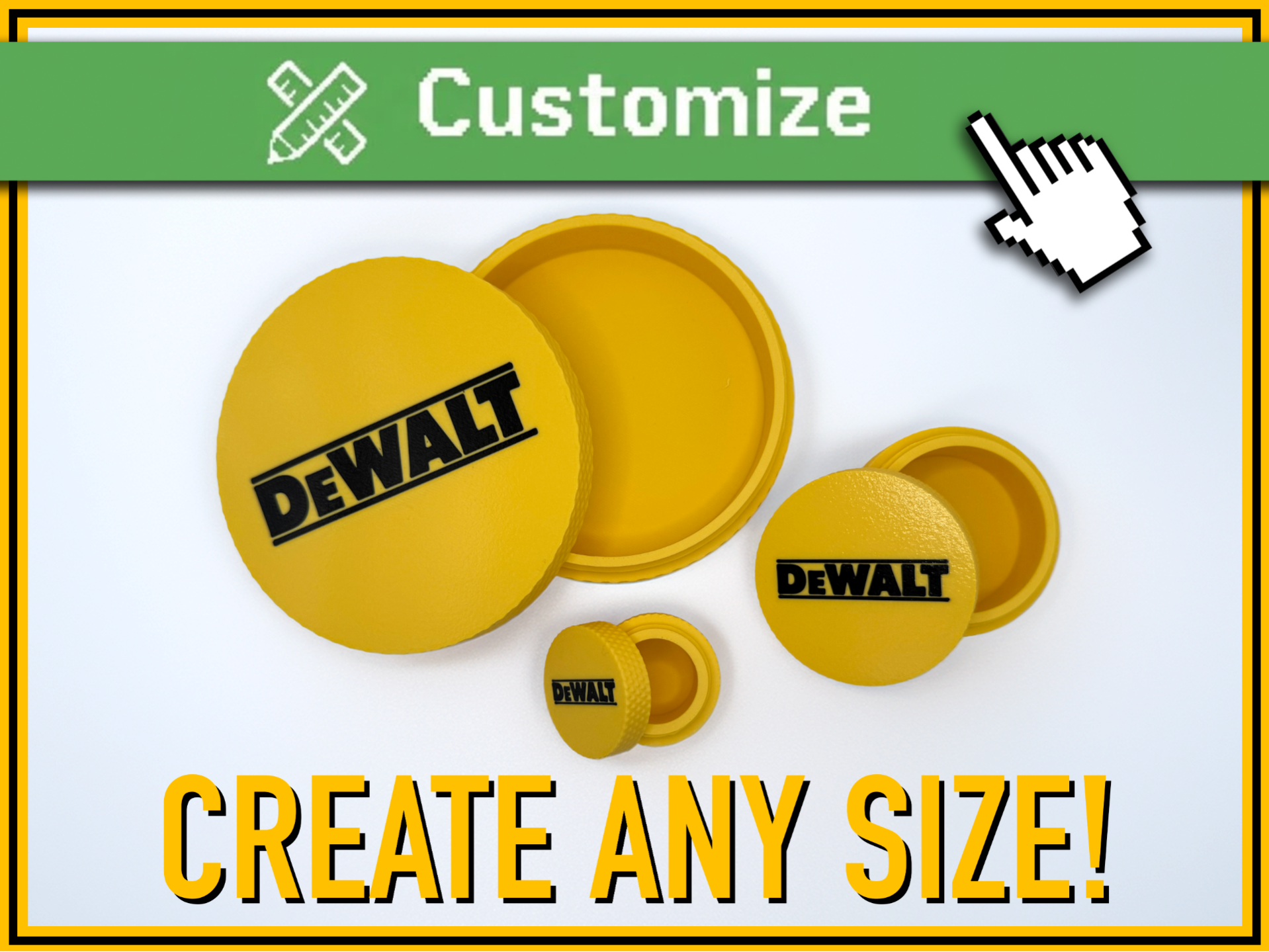 Dewalt Custom Size Container Maker