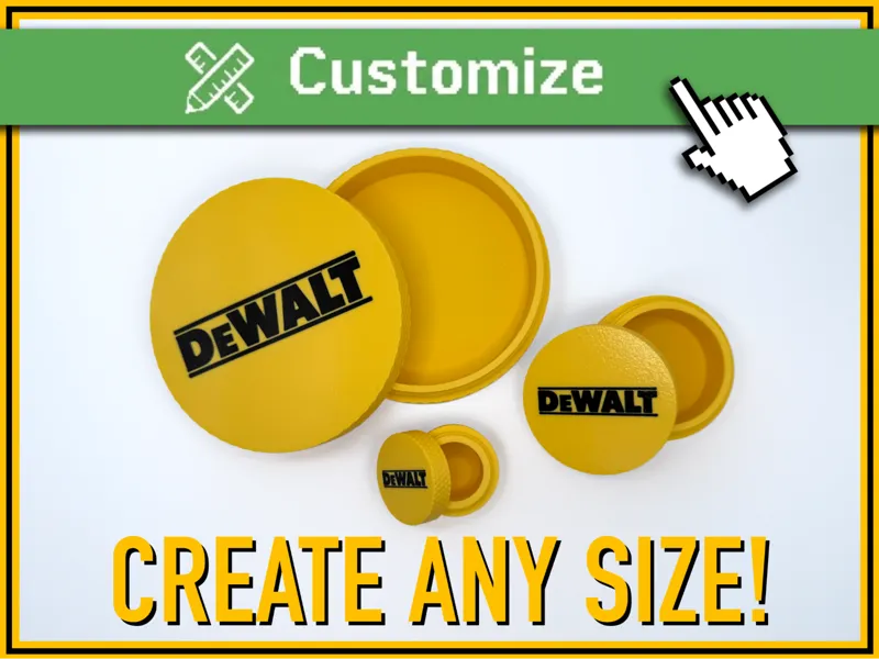 Dewalt Custom Size Container Maker