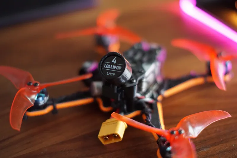 FPV Drone Crux35 ELRS Lollipop 4 EP2 antena mount