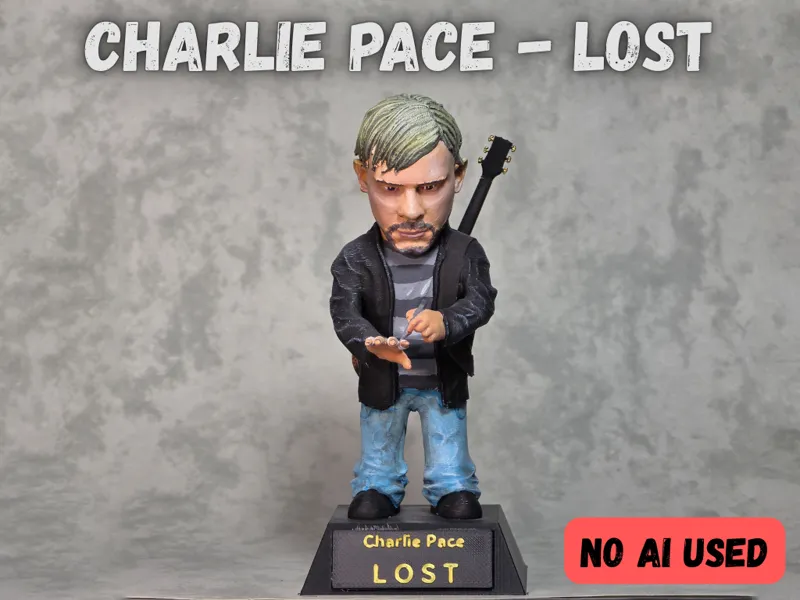 Charlie Pace - Lost Figurine/Action Figure