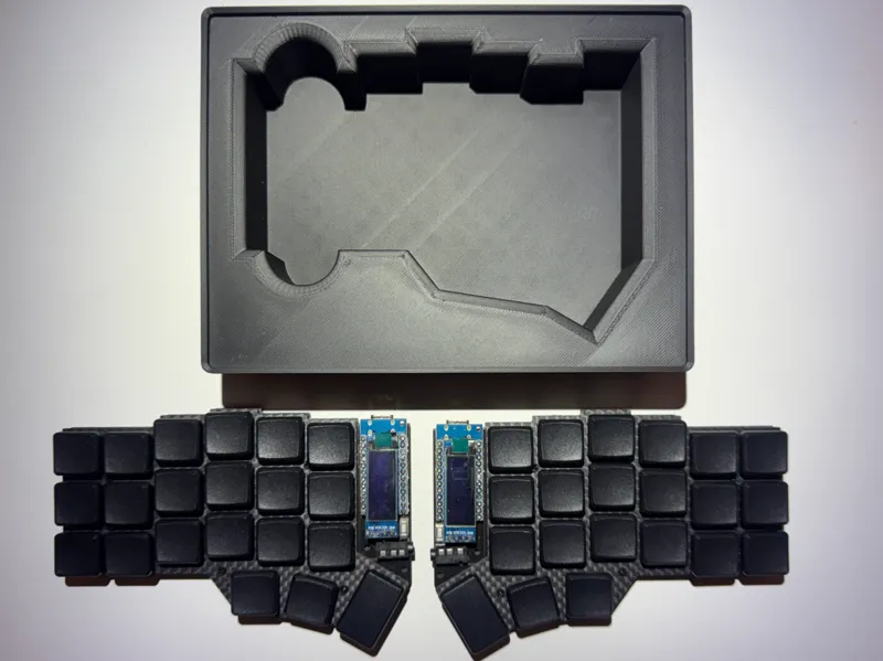 Corne Keyboard Organizer - Gridfinity