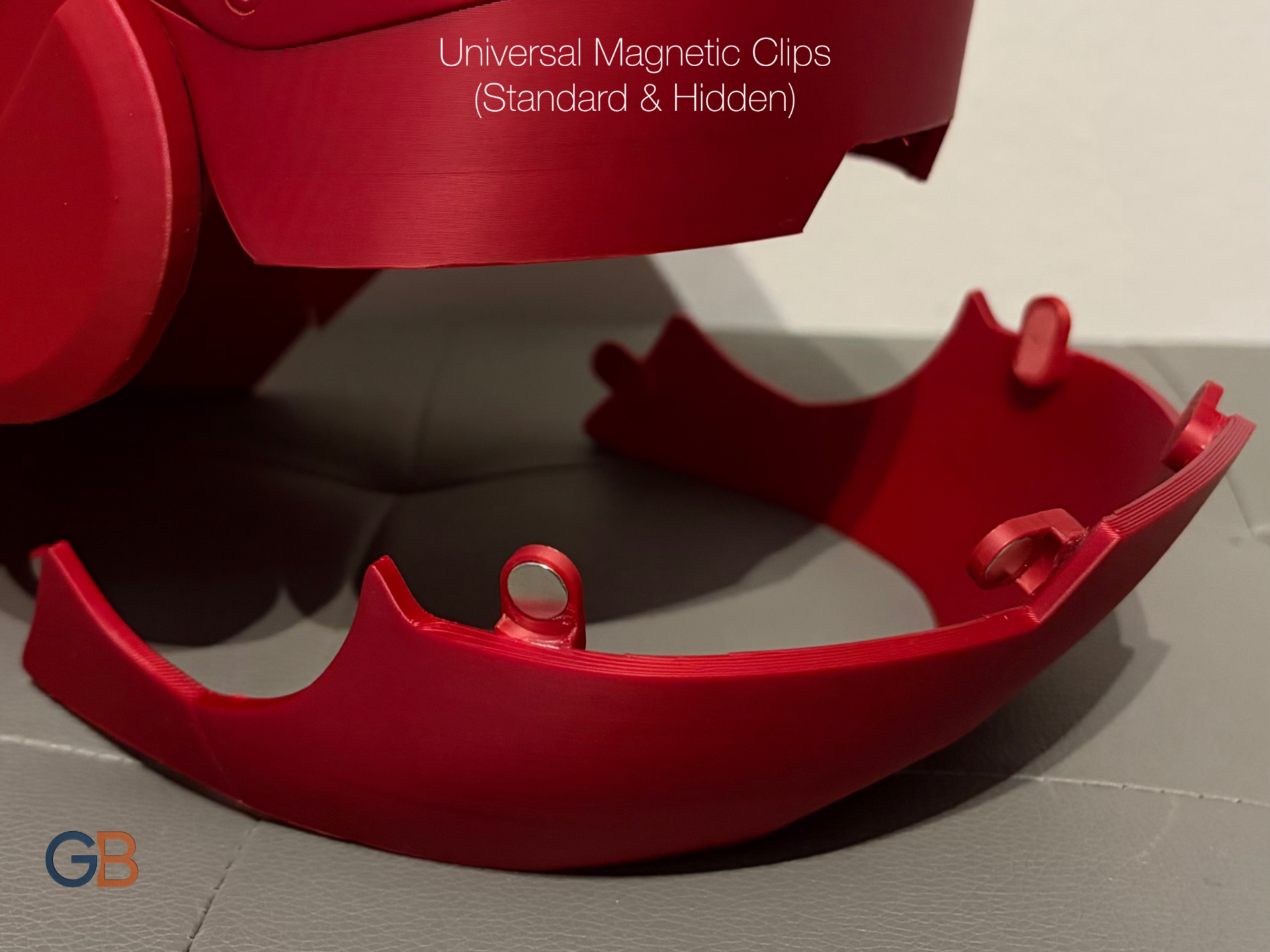Universal Magnetic Clips (Standard & Hidden) - 3D printed Other Props & Cosplays, in stock in India