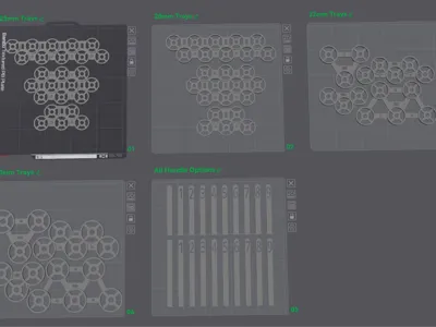 All Movement Trays and Handle Options