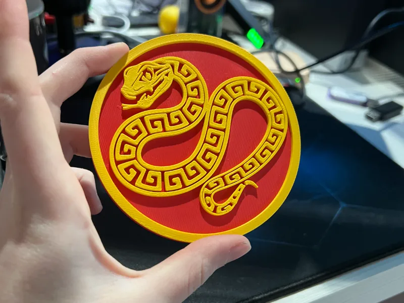 Coaster for Chinese New Year 2025 (Snake)