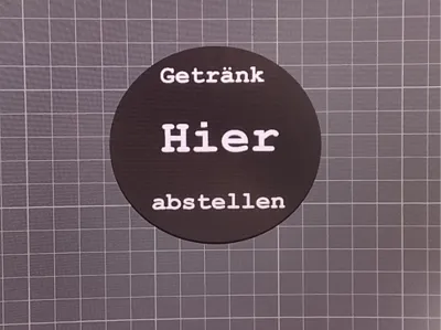 Coaster "Place Drink Here"