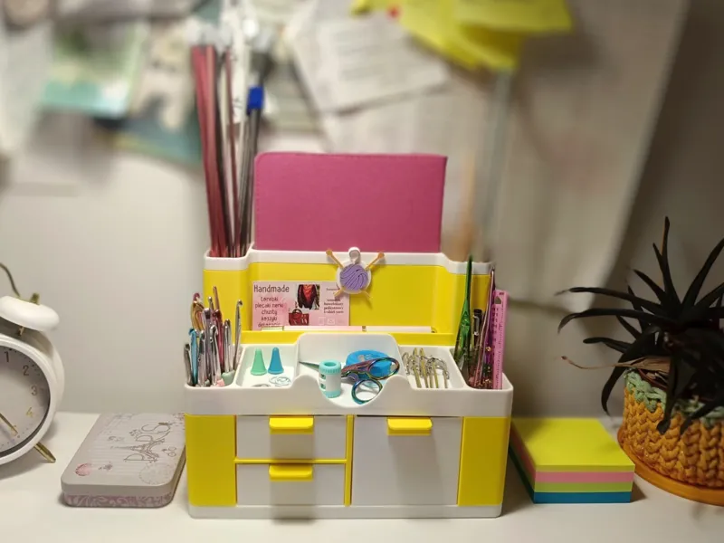 Large desk organizer.