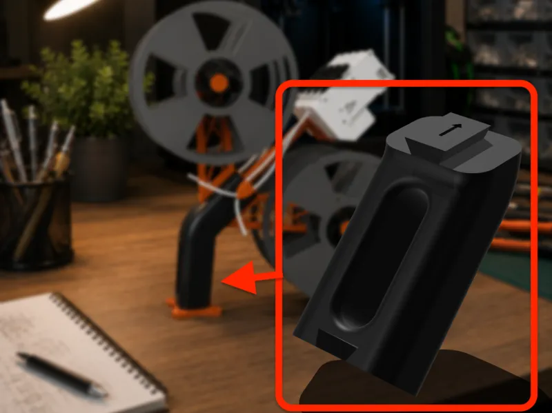 45° Angled Mount – Spool Holder part