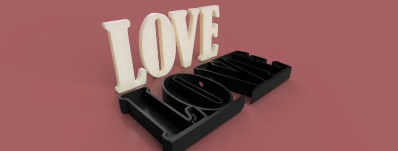 Eclipse of Love: Find Your Light - led lamp love
