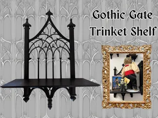 Gothic Gate Trinket Shelf