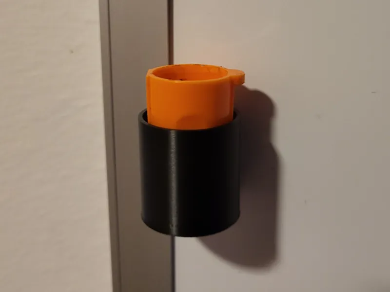 Whiteboard marker cap holder
