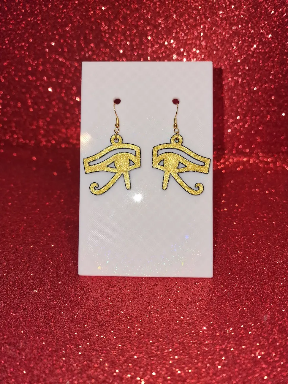 Eye of Ra earrings view 2