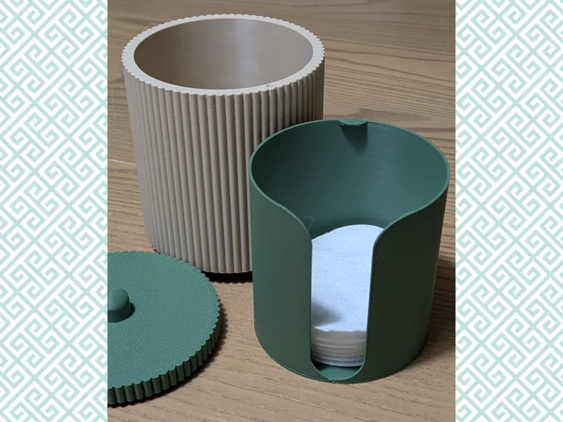 Cotton pads organizer