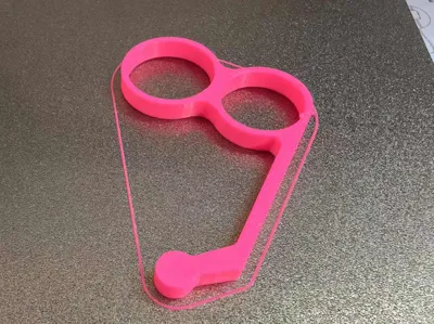 Finger phone holder