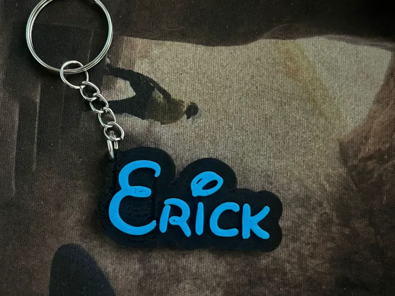 Llavero con el nombre de Erick