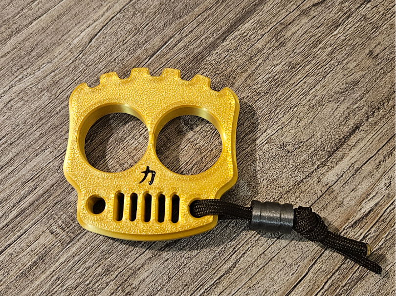 Skull 2 Finger Brass Knuckle