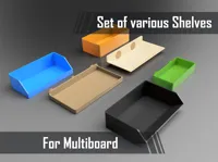 Lot d'étagères pour panneau modulaire — photo 2