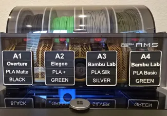 AMS Spool Nameplate Label