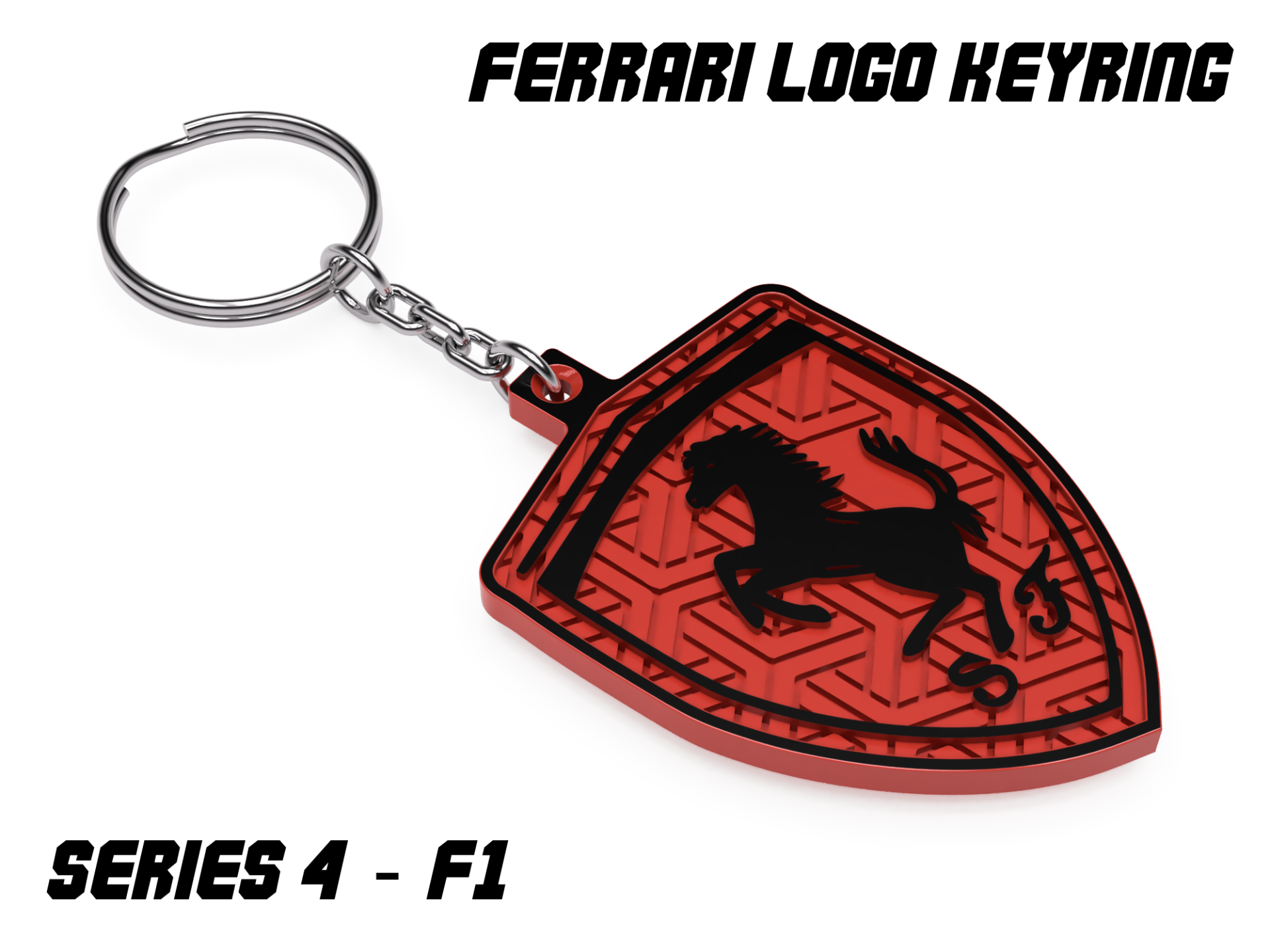 Ferrari Logo Keyring