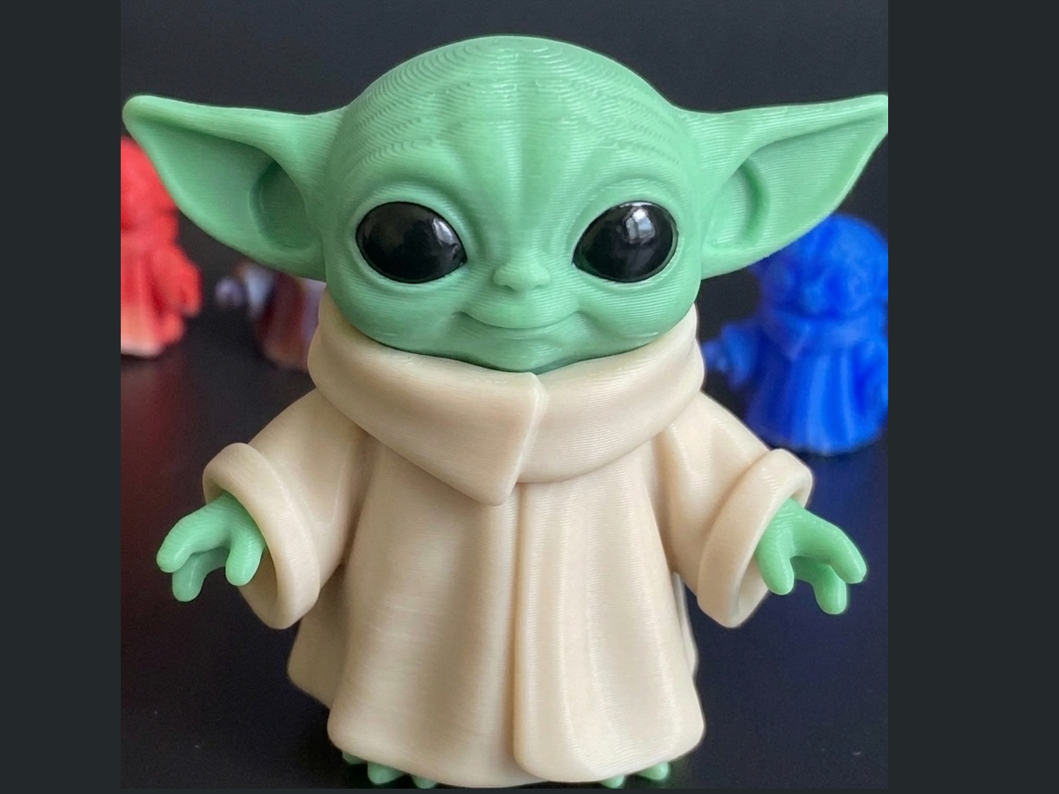 Grogu Figure & Keychain | Cute Star Wars Inspired 