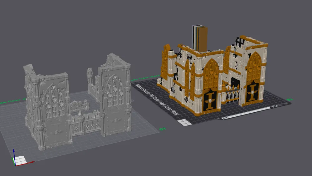 Battlefield Builder - Free Ruin 2 - Free 3D Print Model - MakerWorld