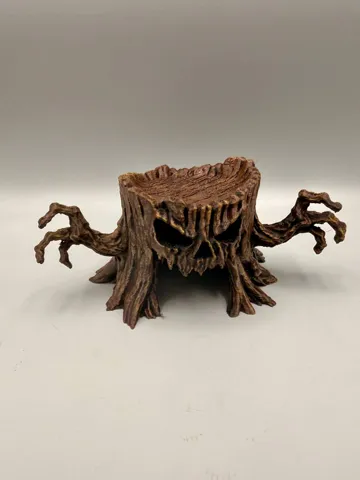 Modelo para impresión 3D: Haunted Stump Hideout — vista de referencia 4