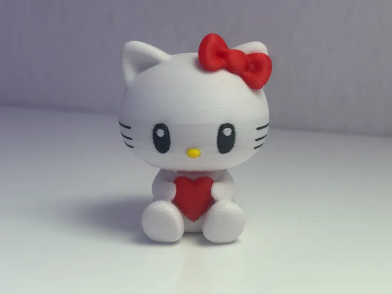 Cute Hello Kitty holding a Heart (Valentines Gift)