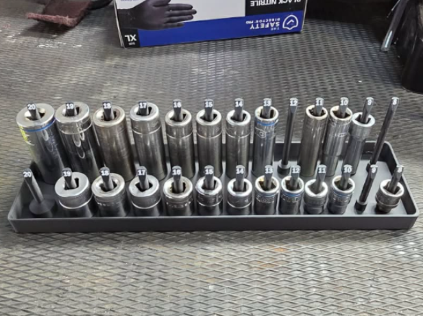 3/8 Socket Organizer (H2 Printers)