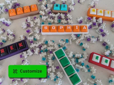 Custom Name Fidget Clickers