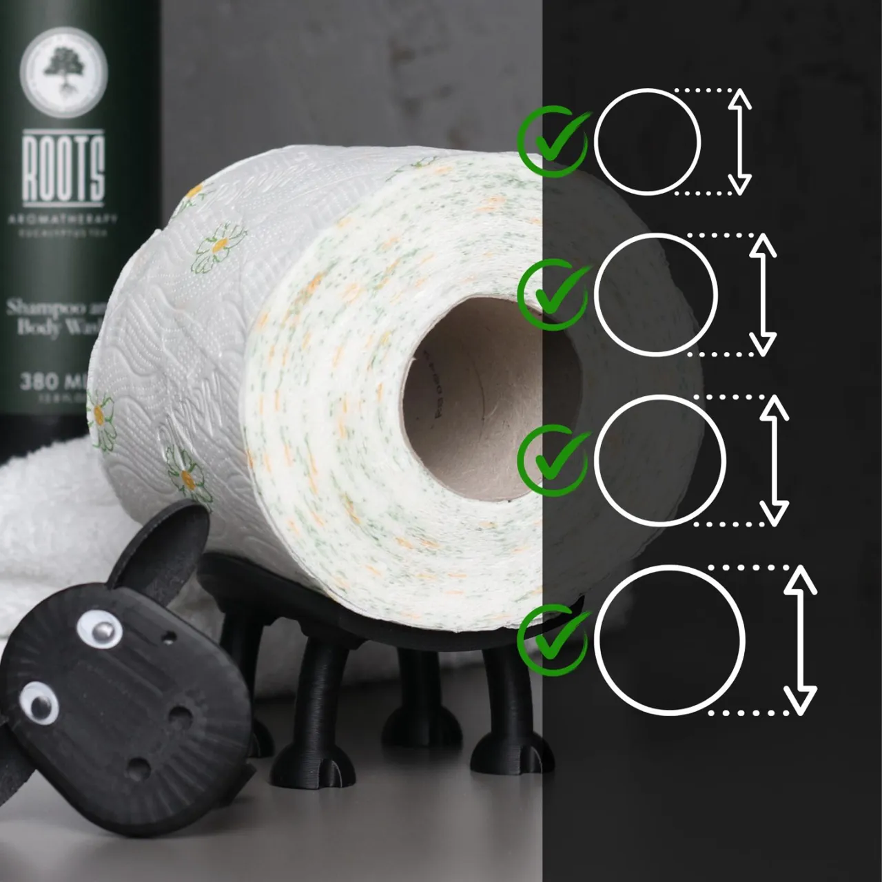 Shaun the Sheep Toilet Paper Roll Holder -fits all view 3