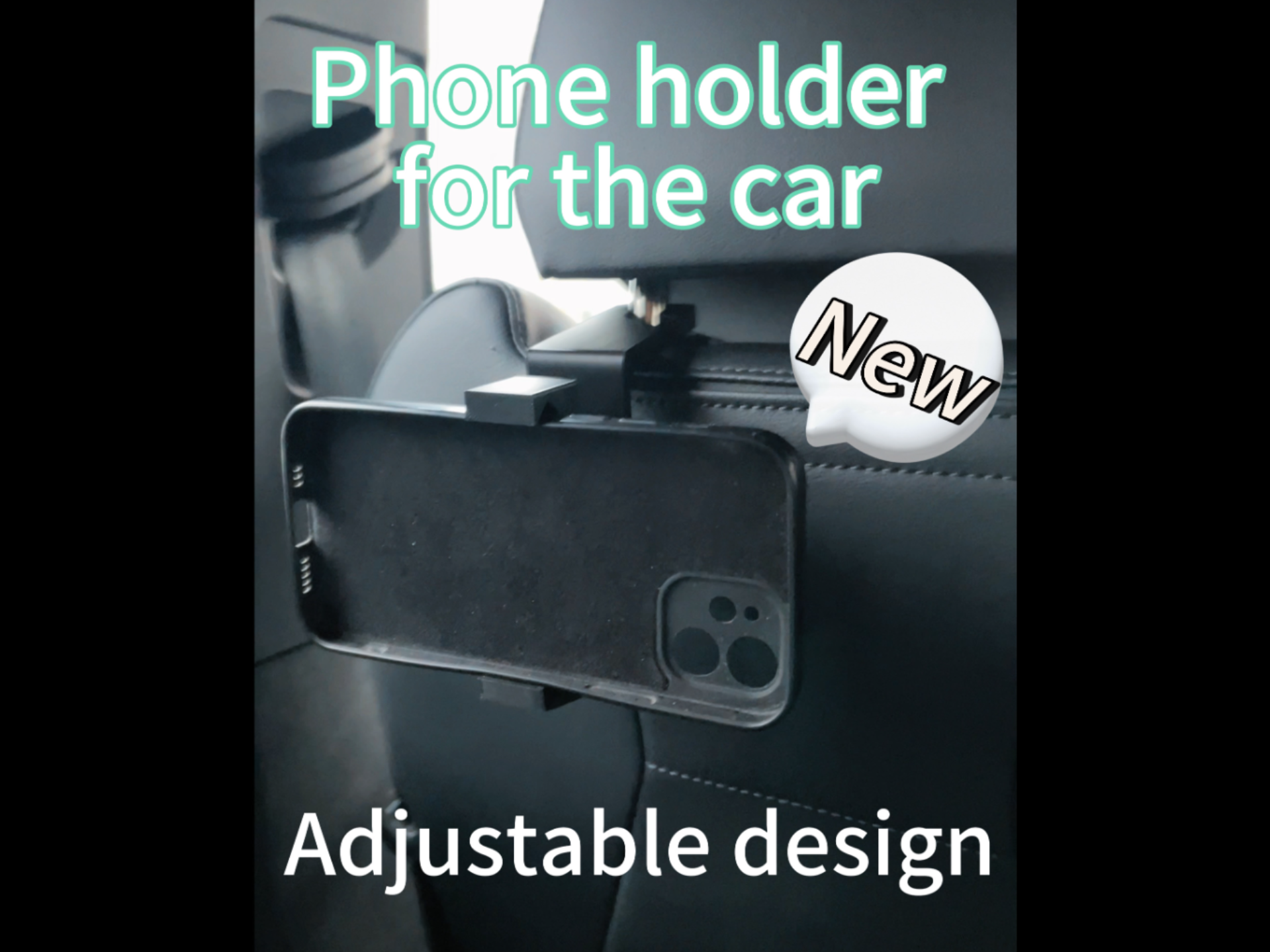 Phone holder for the car V2 (adjustable)