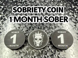 Sobriety Coin - 1 Month Sober